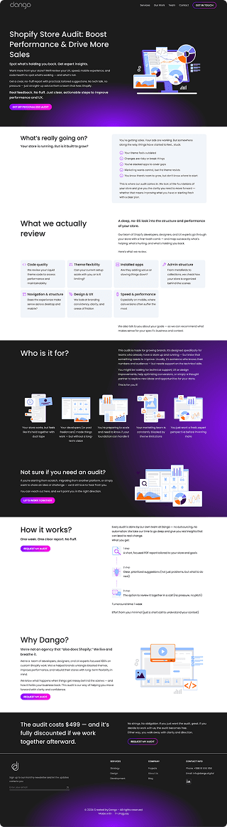 project landing page 3