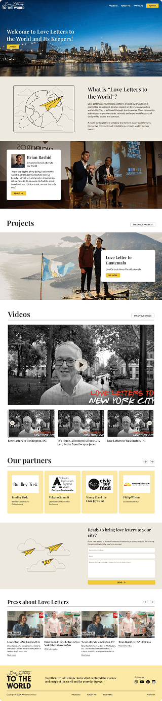 project landing page 1