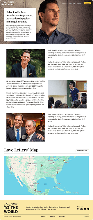 project landing page 2